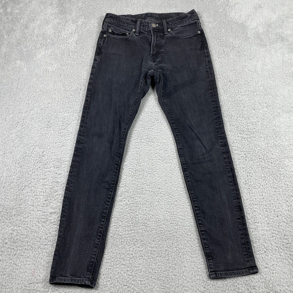 Abercrombie & Fitch Felix Super Slim Jeans Mens 29x30 (Fits 27x28) Black Stretch